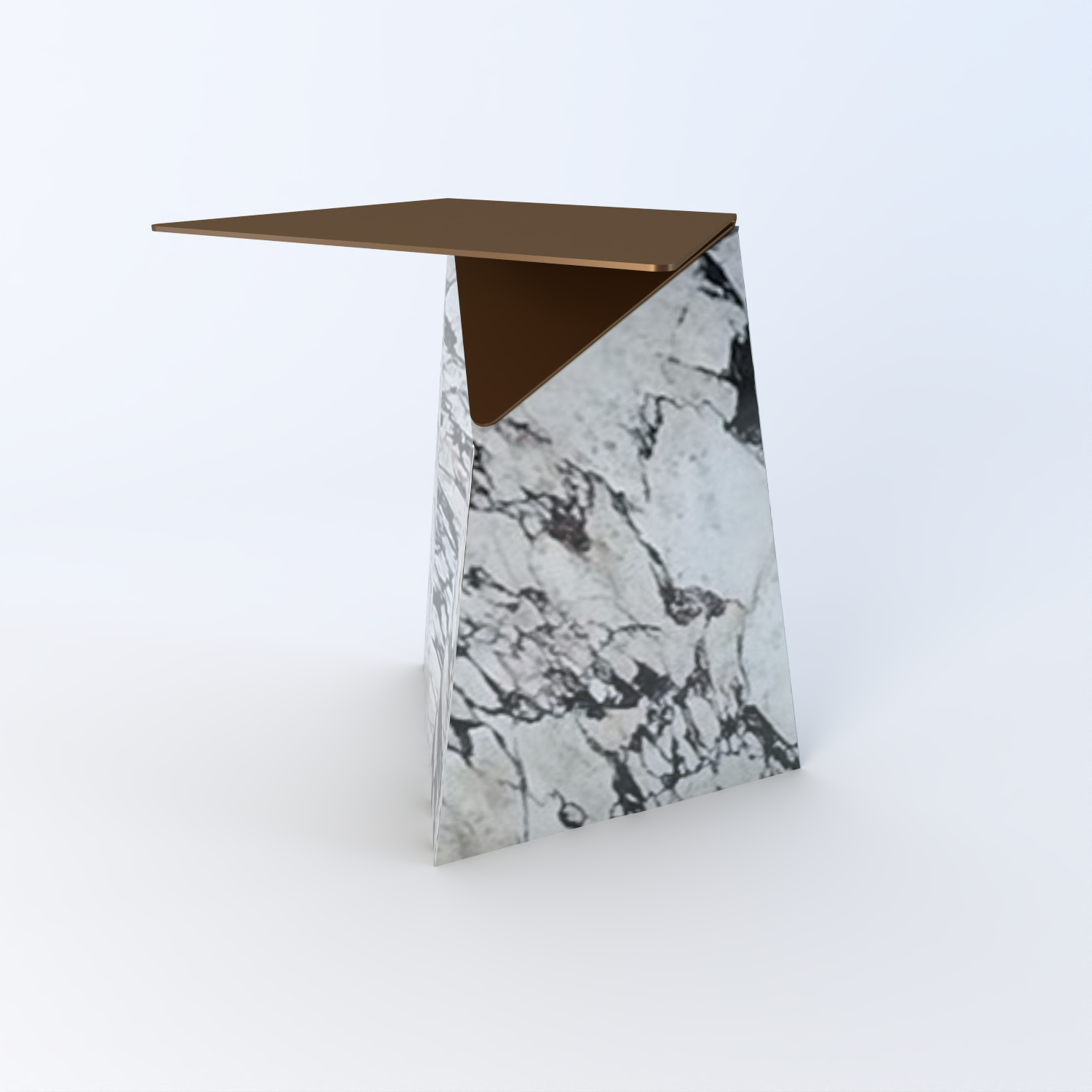 Delta Marble Side Table