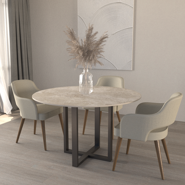 Studio Dine Sintered Stone Round