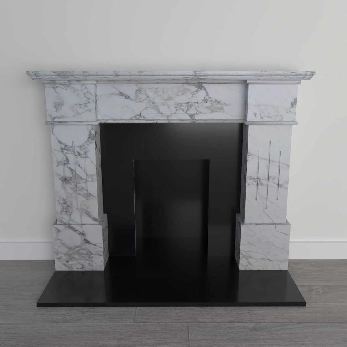 The Helios Marble Fireplace Surround