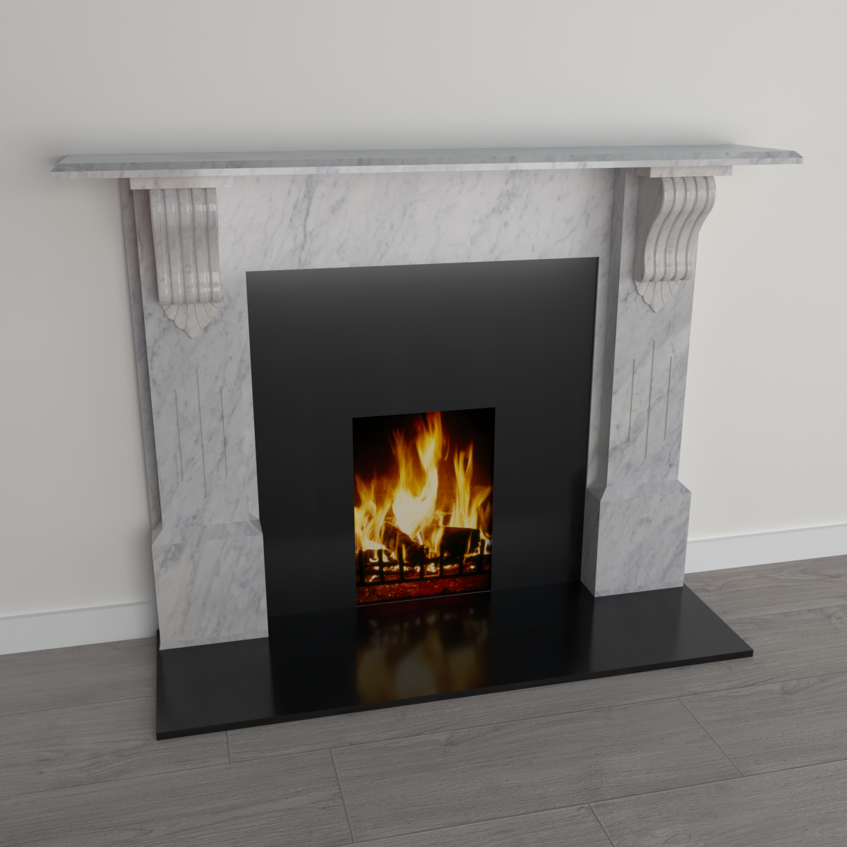 The Phoenix Marble Fireplace Surround