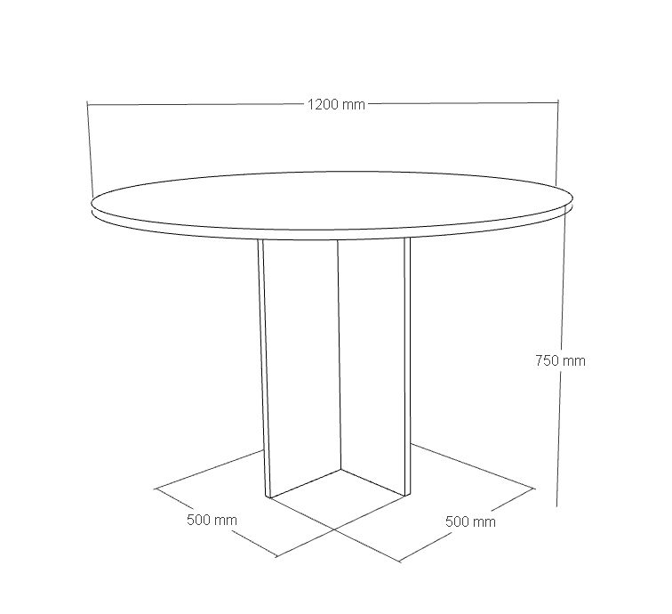 Garda Single Base Travertine Dining Table
