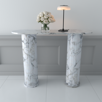 Grecian Marble Console Table
