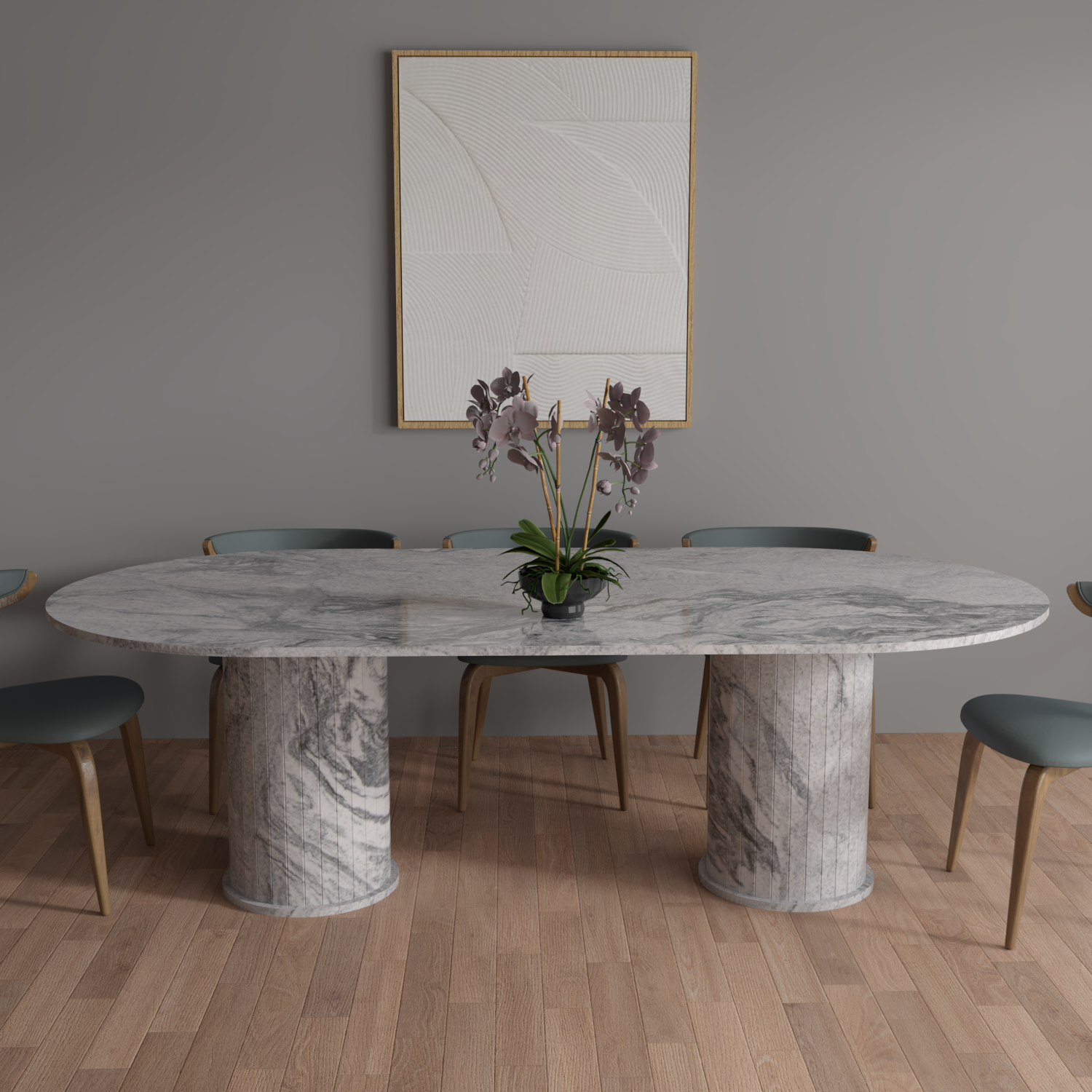 Grecian Granite Dining Table
