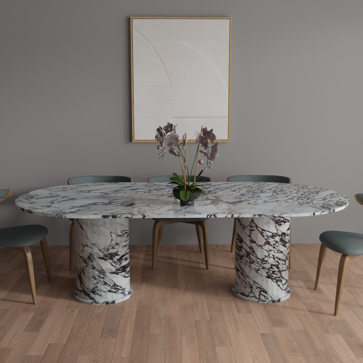 Grecian Marble Dining Table