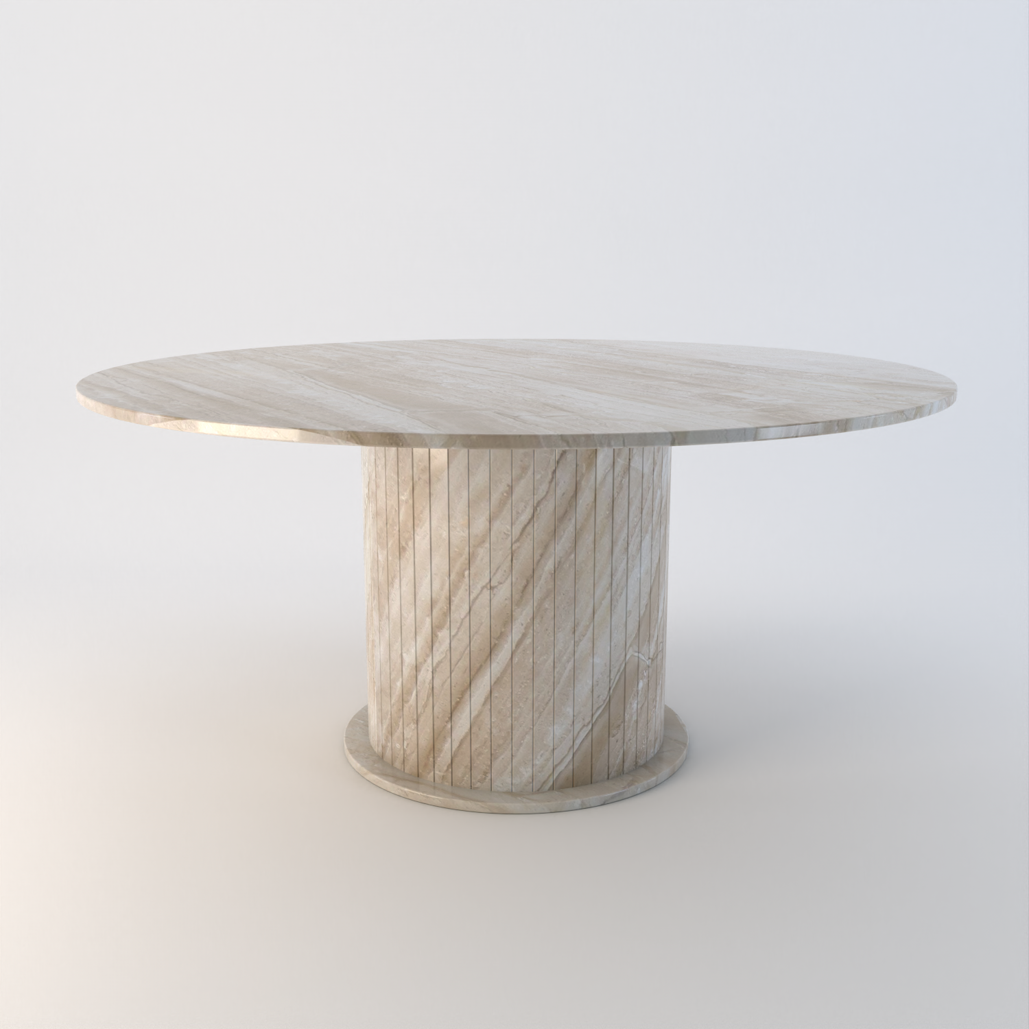 Grecian Single Base Marble Dining Table