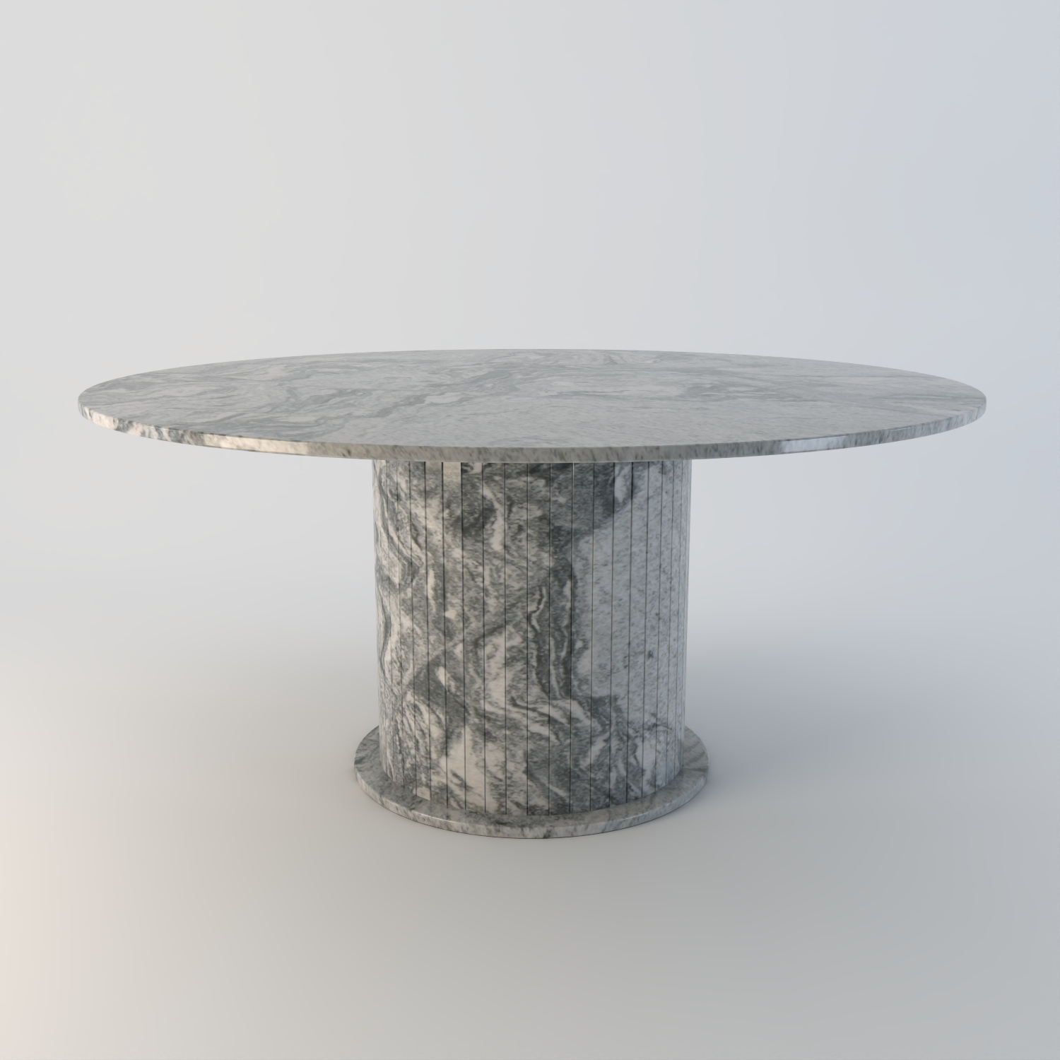 Grecian Single Base Granite Dining Table