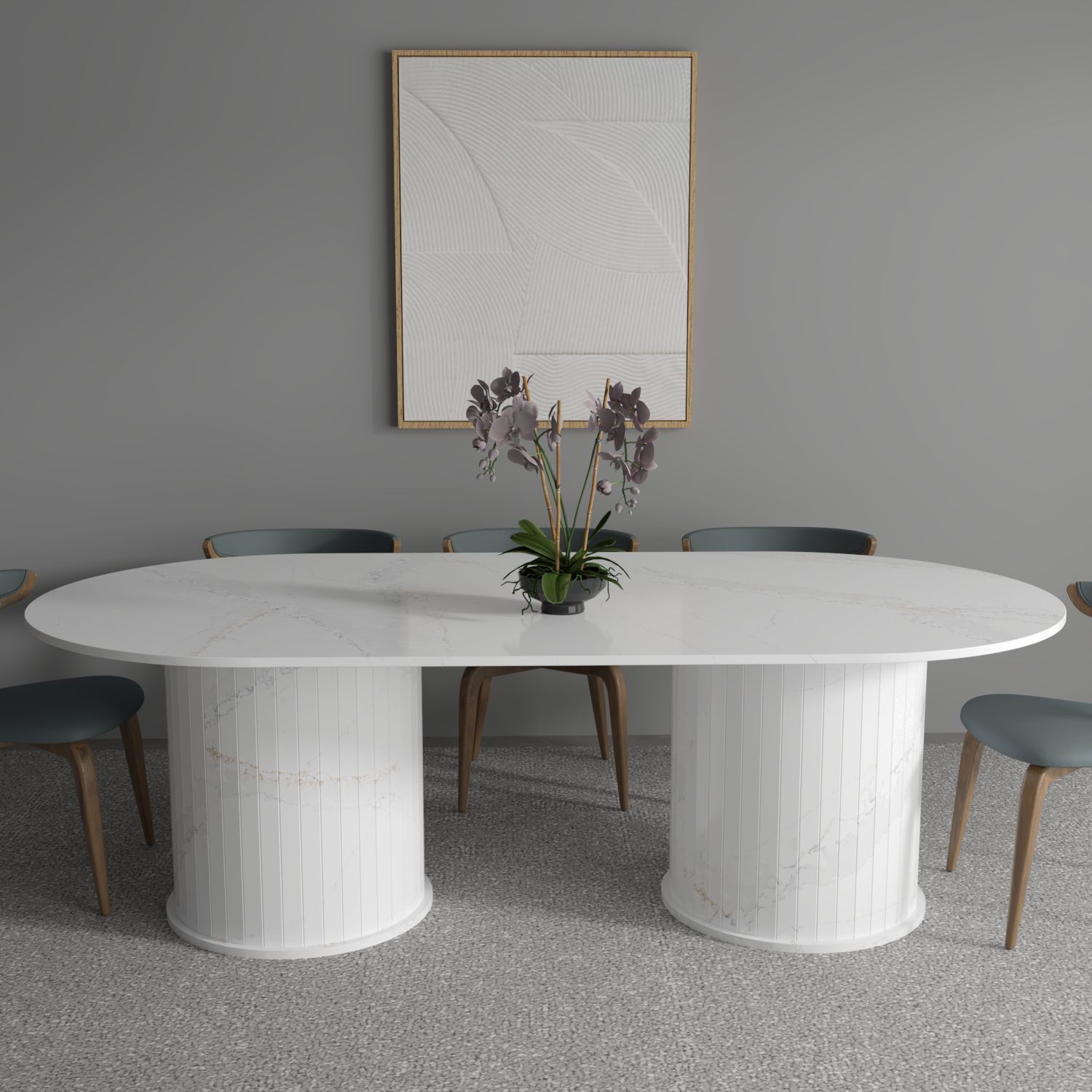 Grecian Quartz Dining Table
