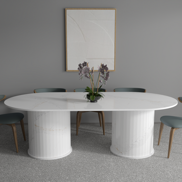 Grecian Quartz Dining Table