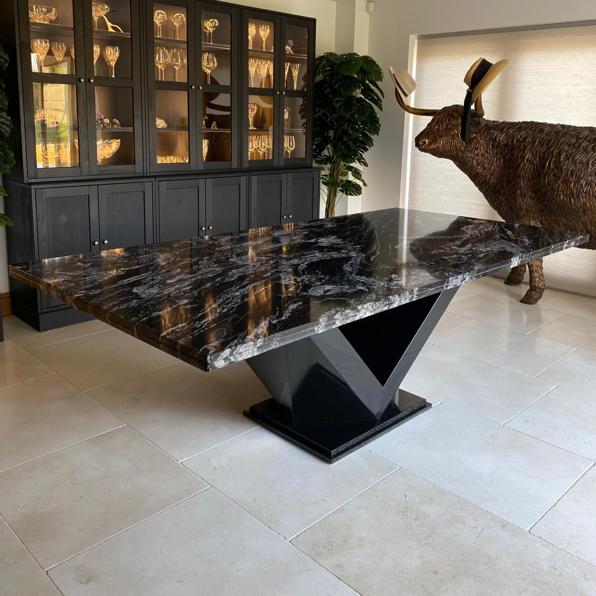 Vittoria Granite Dining Table