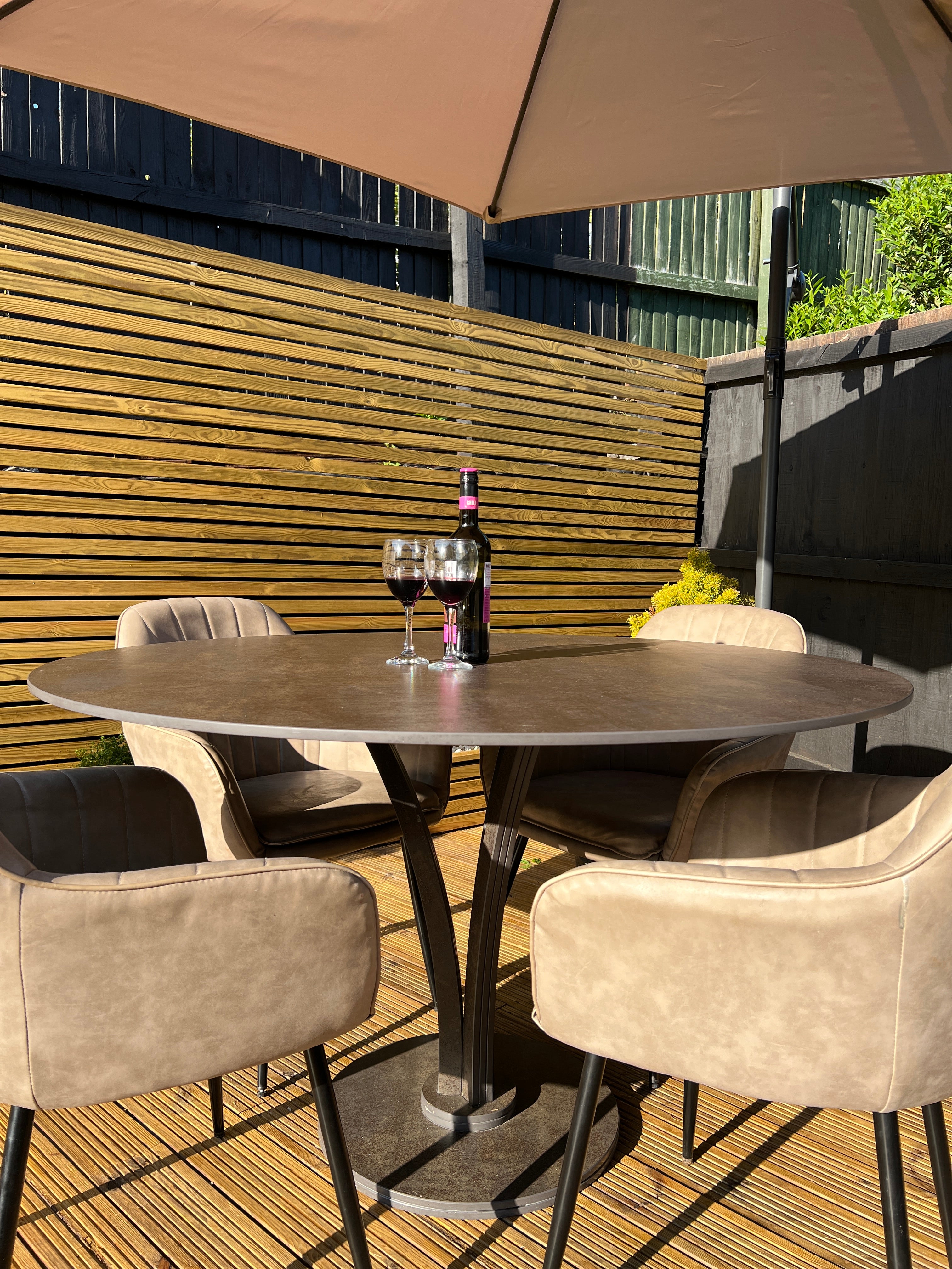 Bistro Sintered Stone Outdoor Table