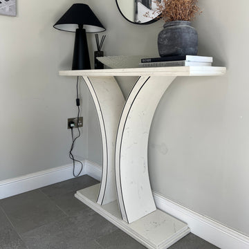 Verona Console - Ammonite Carrara