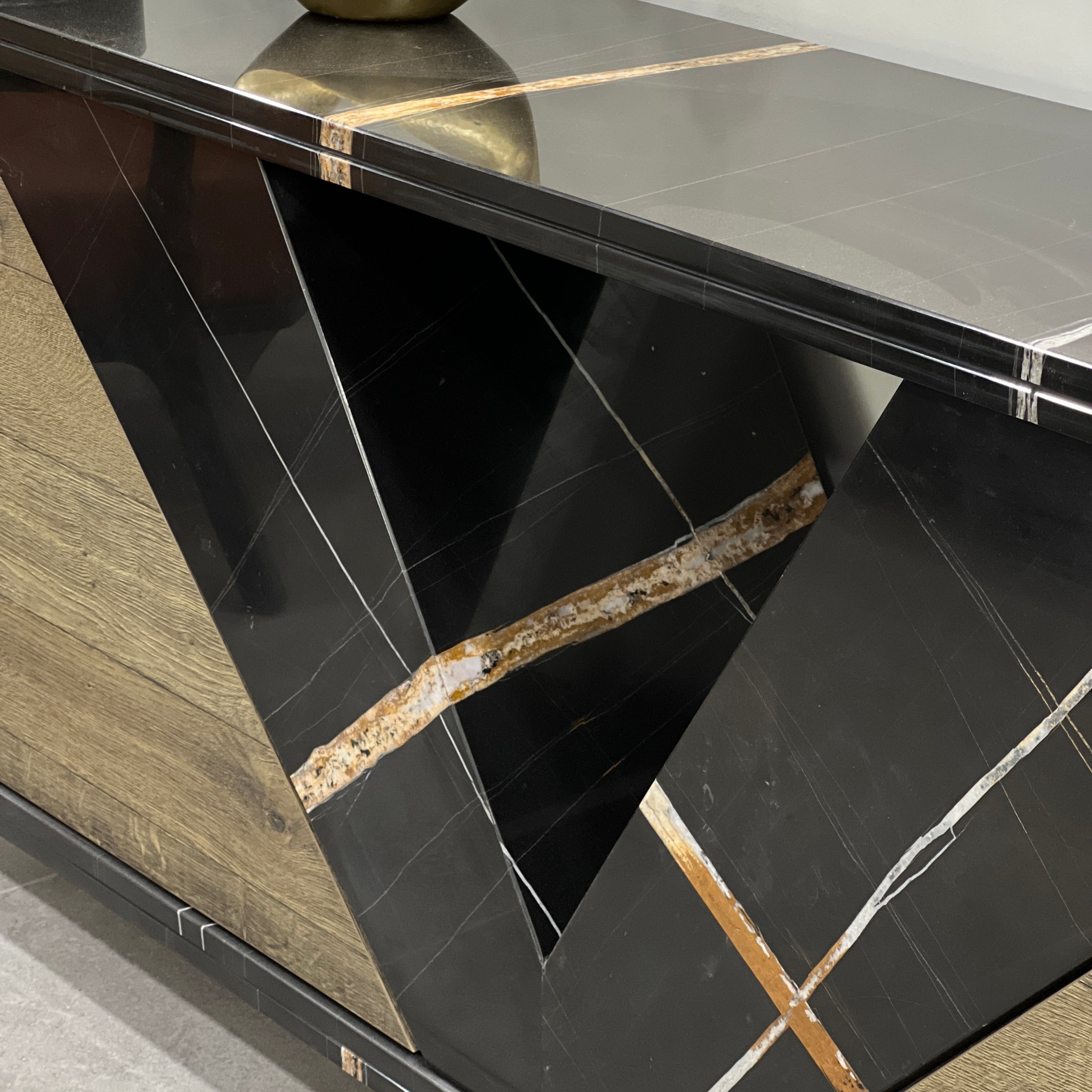 Vittoria Sideboard - Sahara Noir Marble