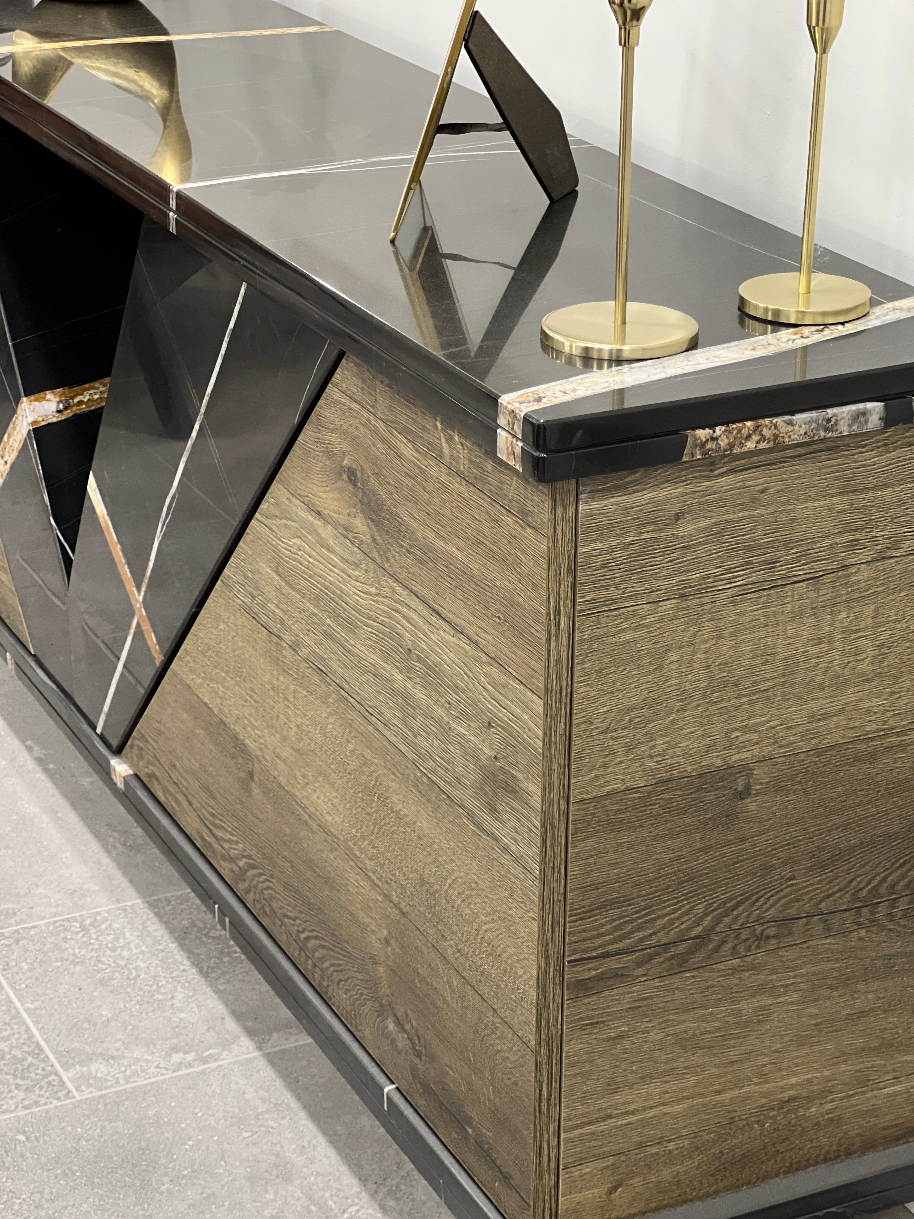 Vittoria Sideboard - Sahara Noir Marble