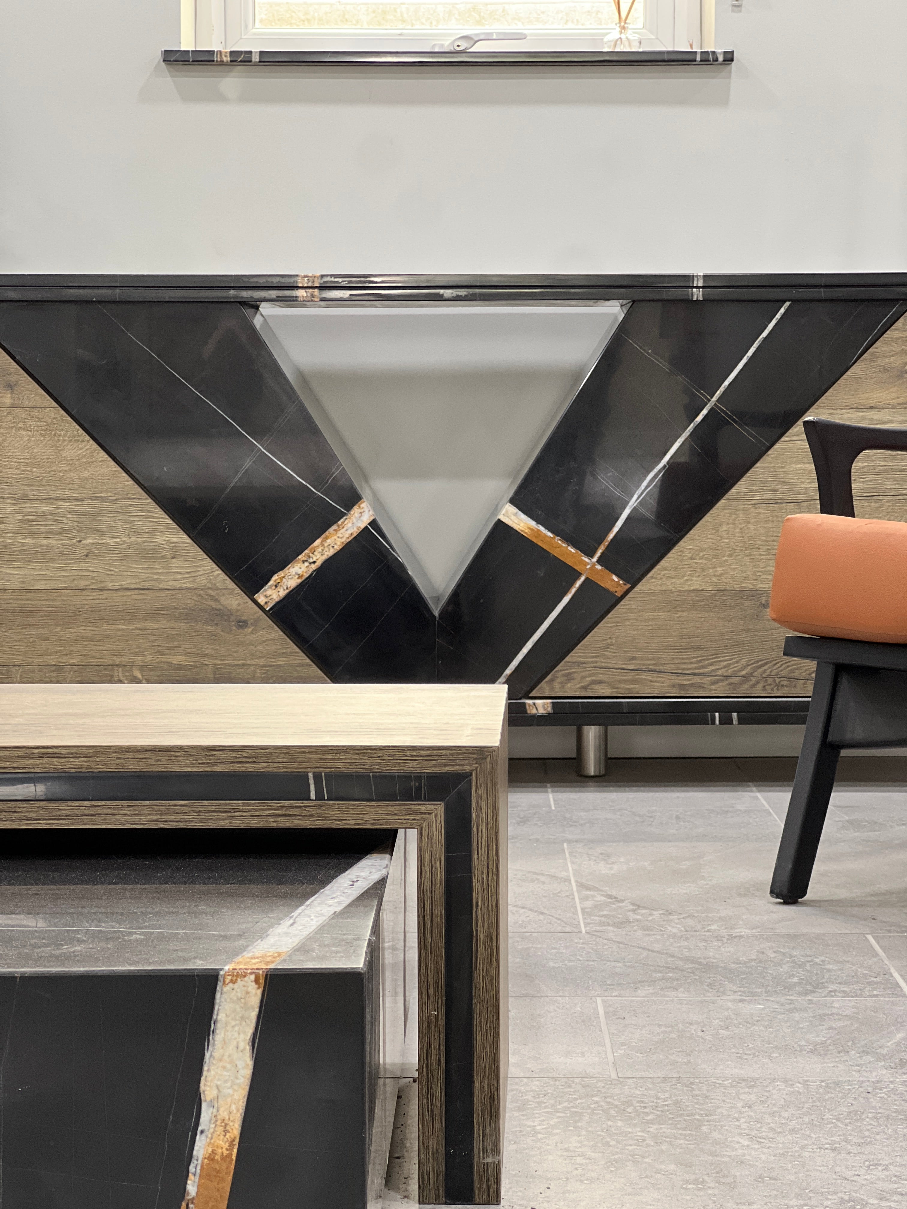 Vittoria Sideboard - Sahara Noir Marble