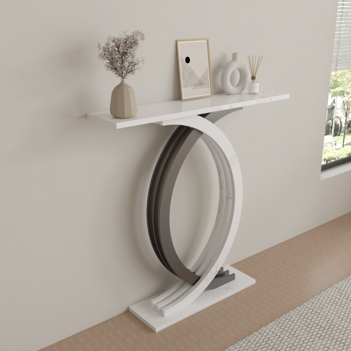 Legato Quartz Console Table