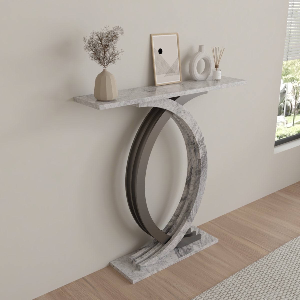 Legato Granite Console Table