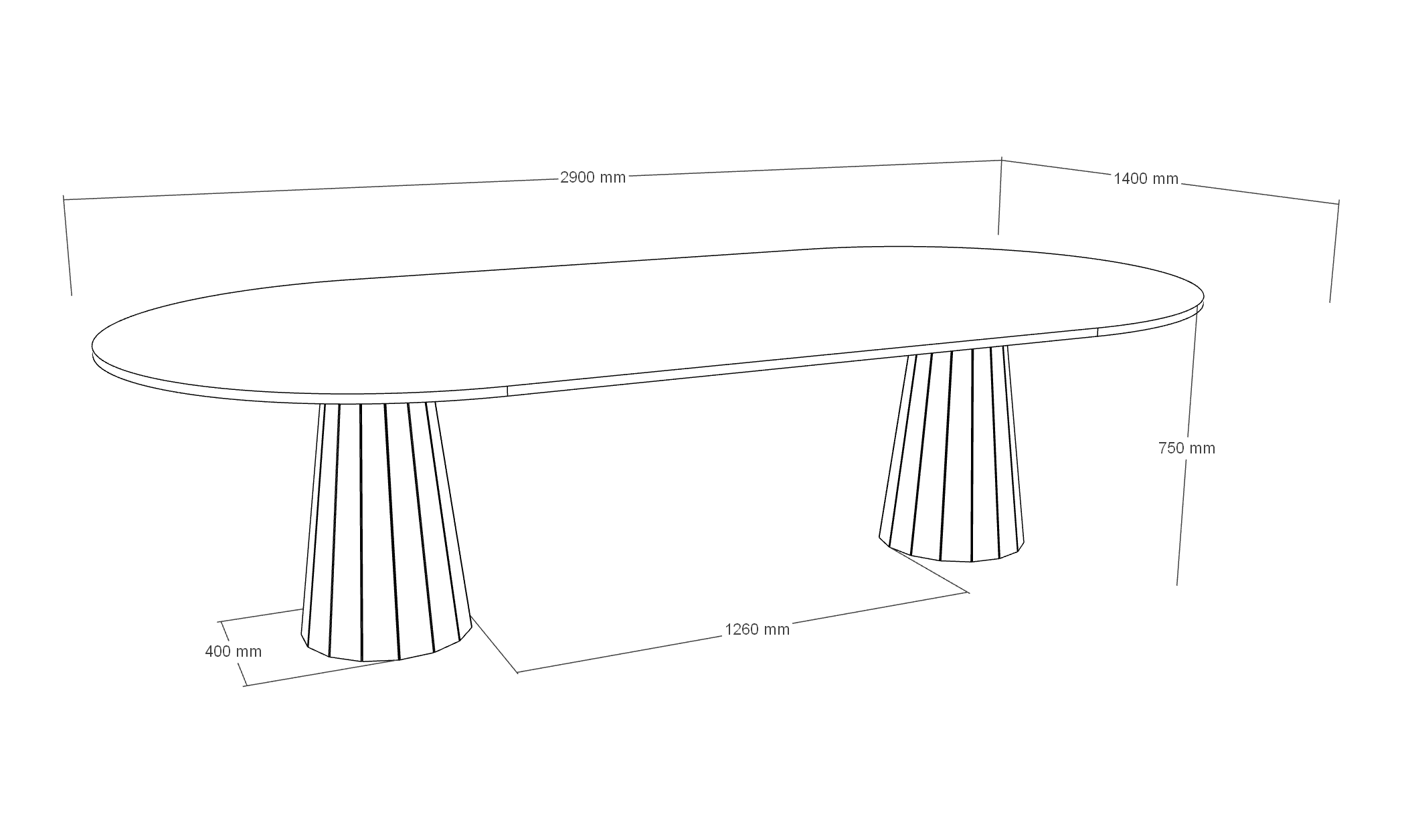 Lusso Marble Dining Table