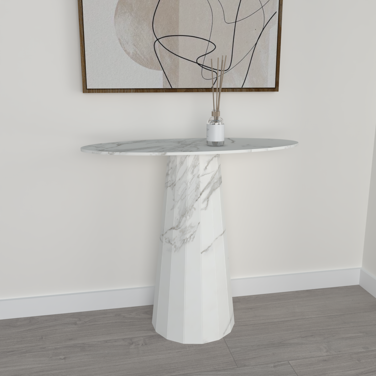 Lusso Sintered Stone Console Table