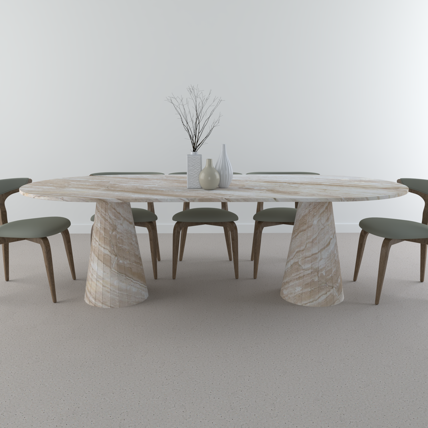 Lusso Marble Dining Table
