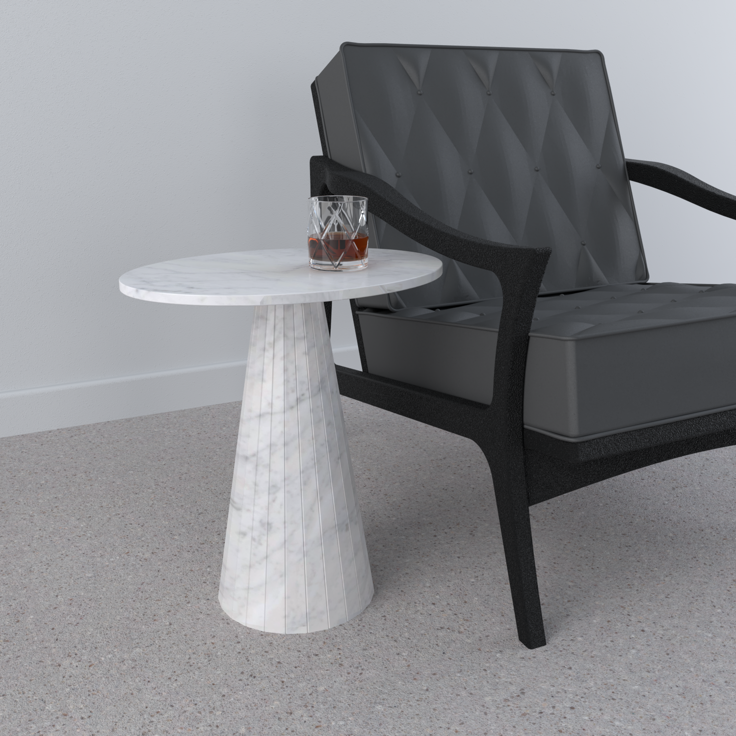 Lusso Marble Side Table