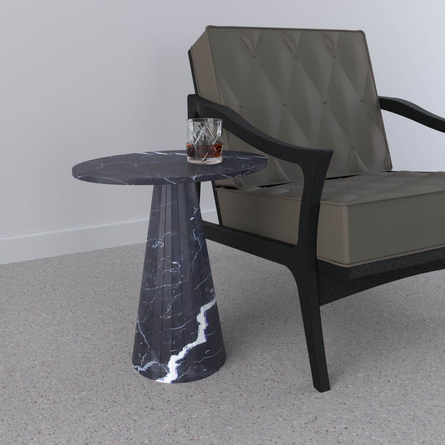 Lusso Marble Side Table