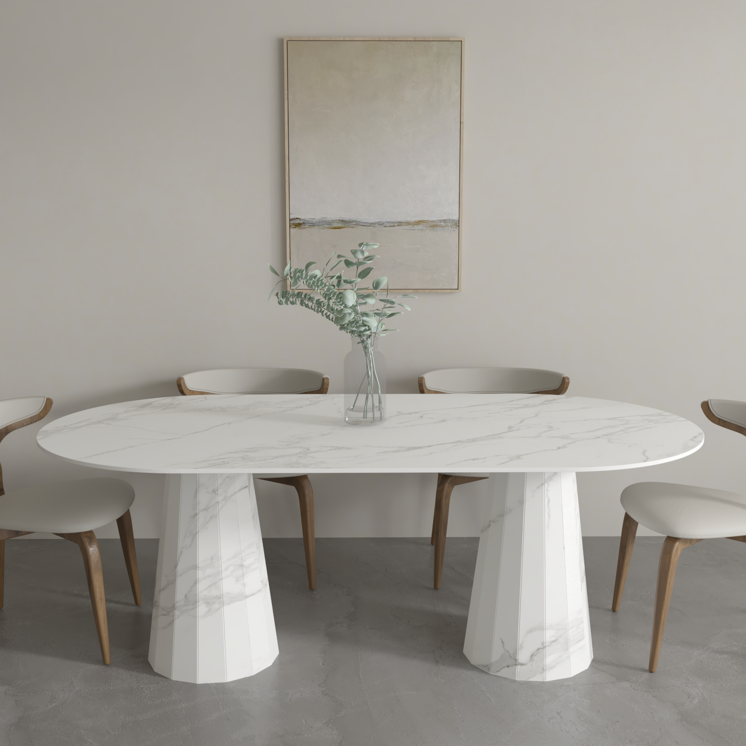Lusso Sintered Stone Dining Table