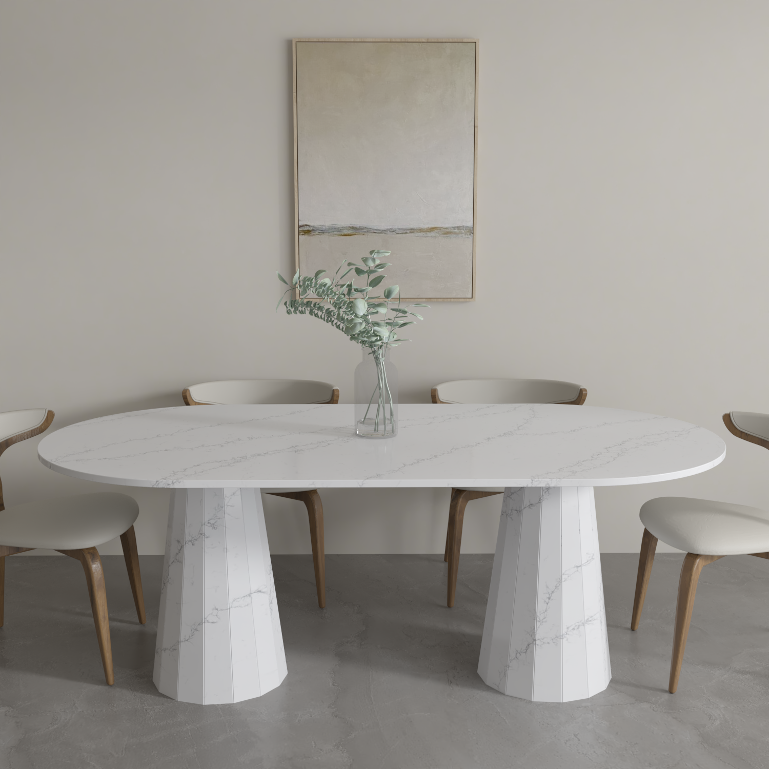 Lusso Quartz Dining Table