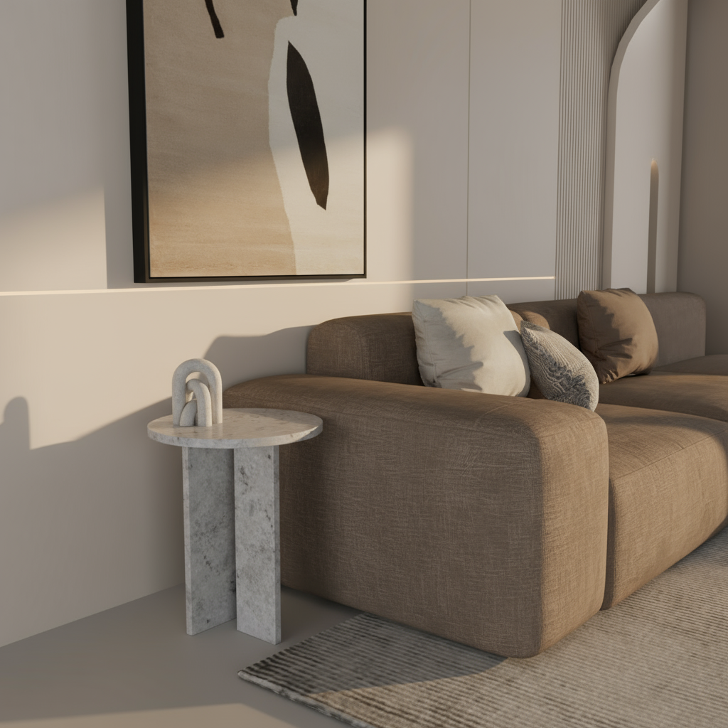 Maria Granite Side Table