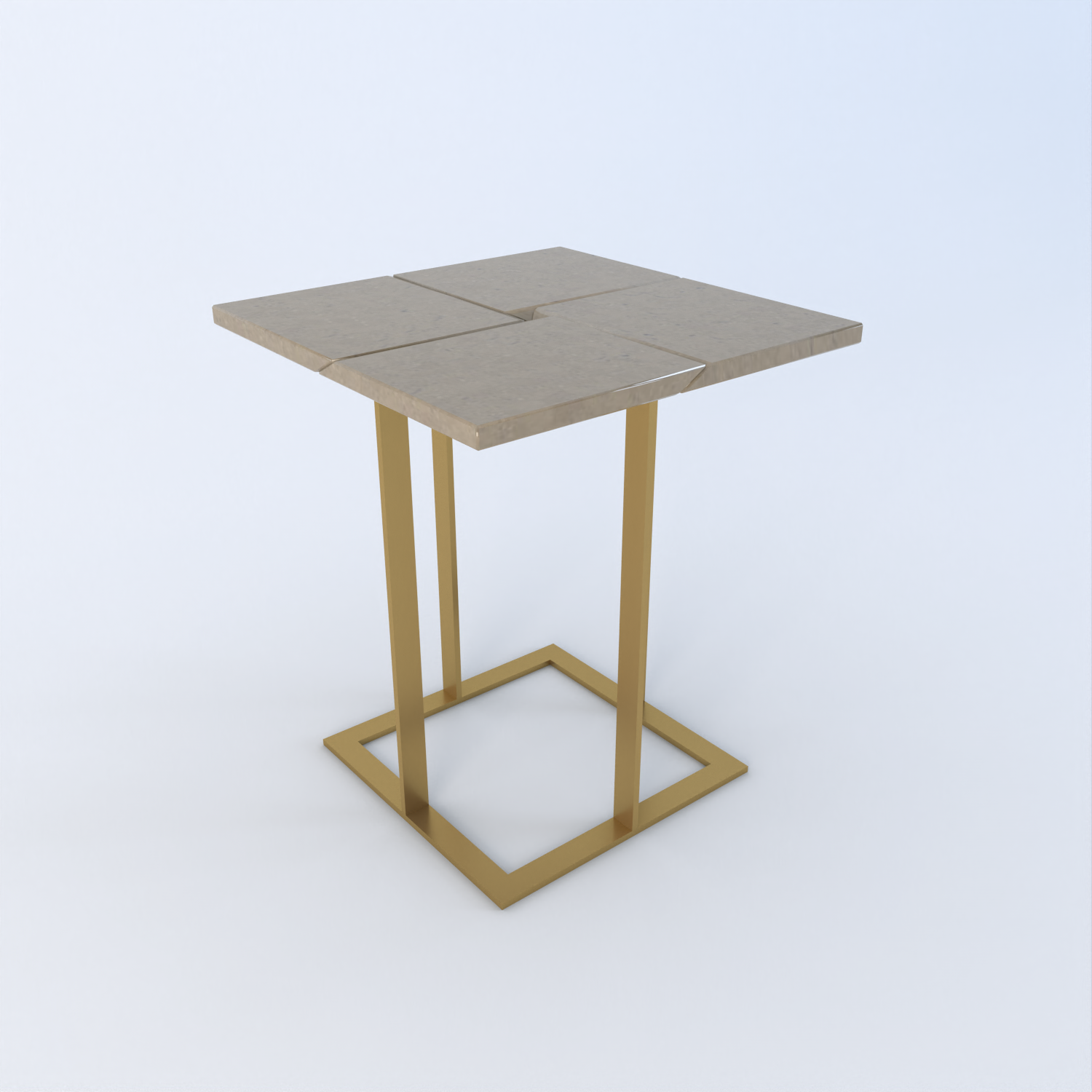 Oslo Quartz Side Table