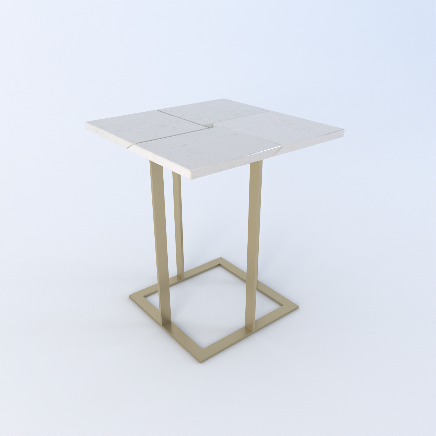 Oslo Quartz Side Table