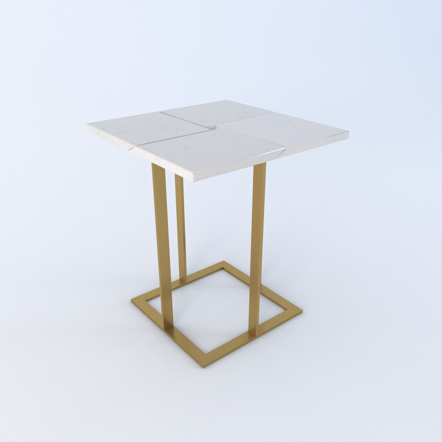 Oslo Quartz Side Table