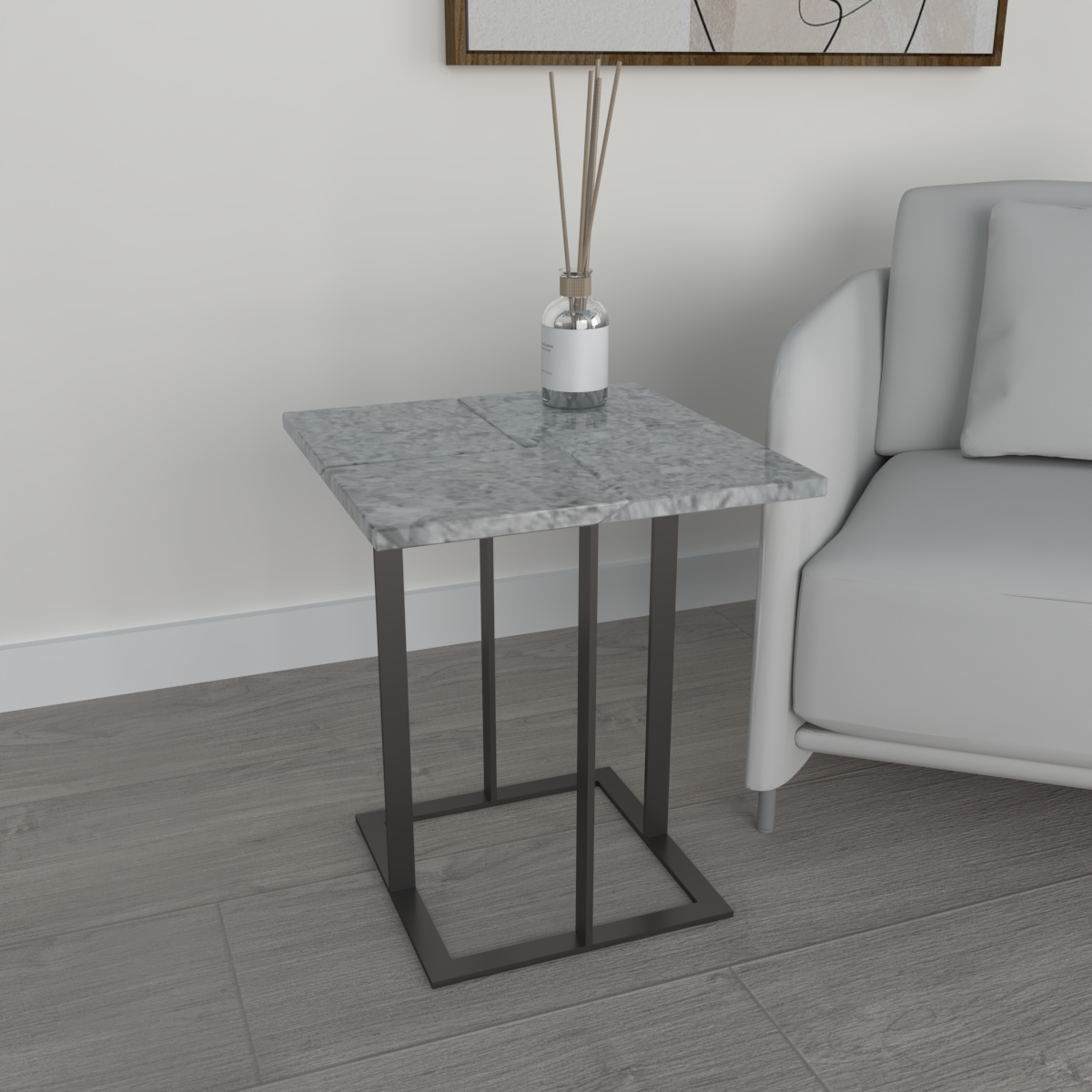 Oslo Quartz Side Table