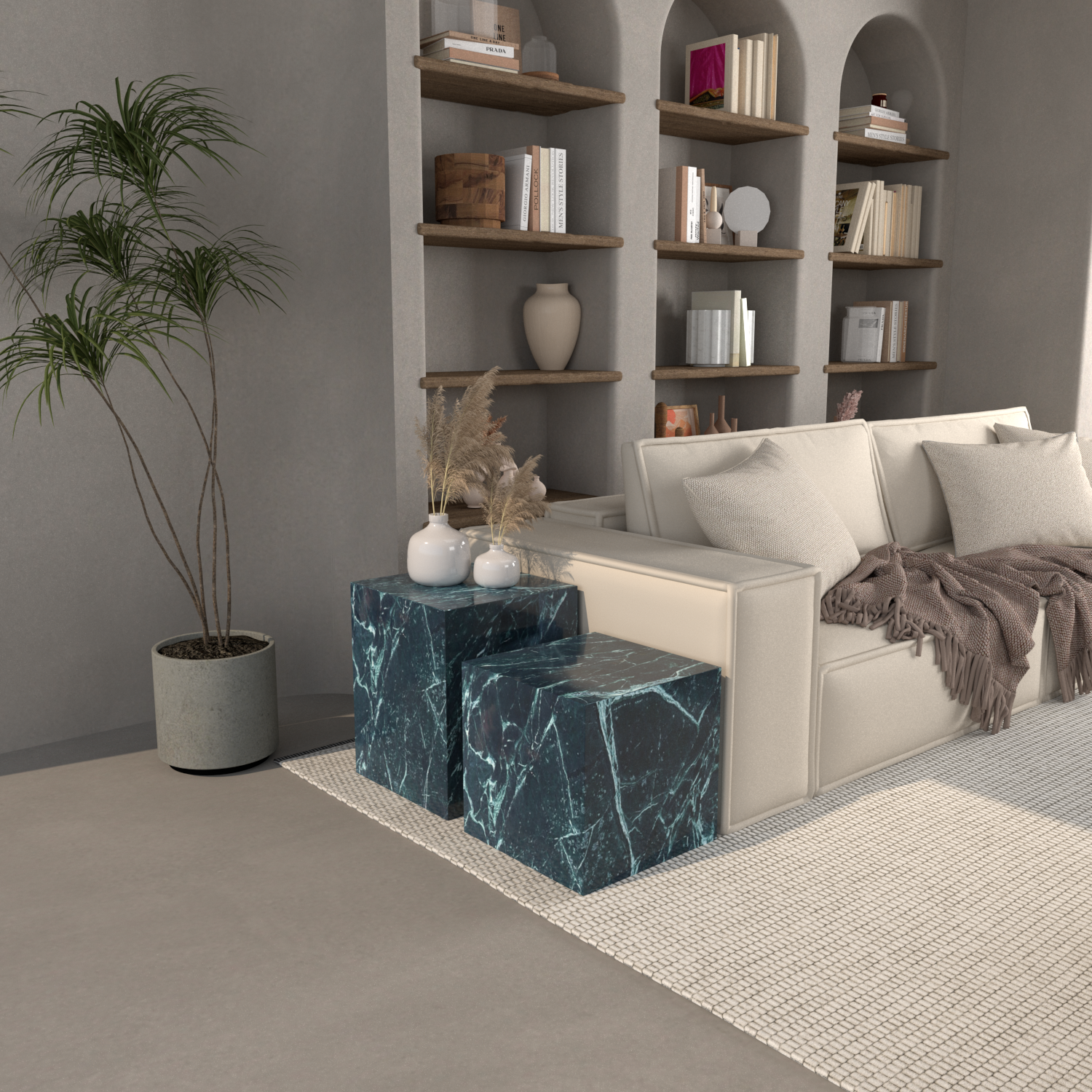 Otta Medium Marble Side Table
