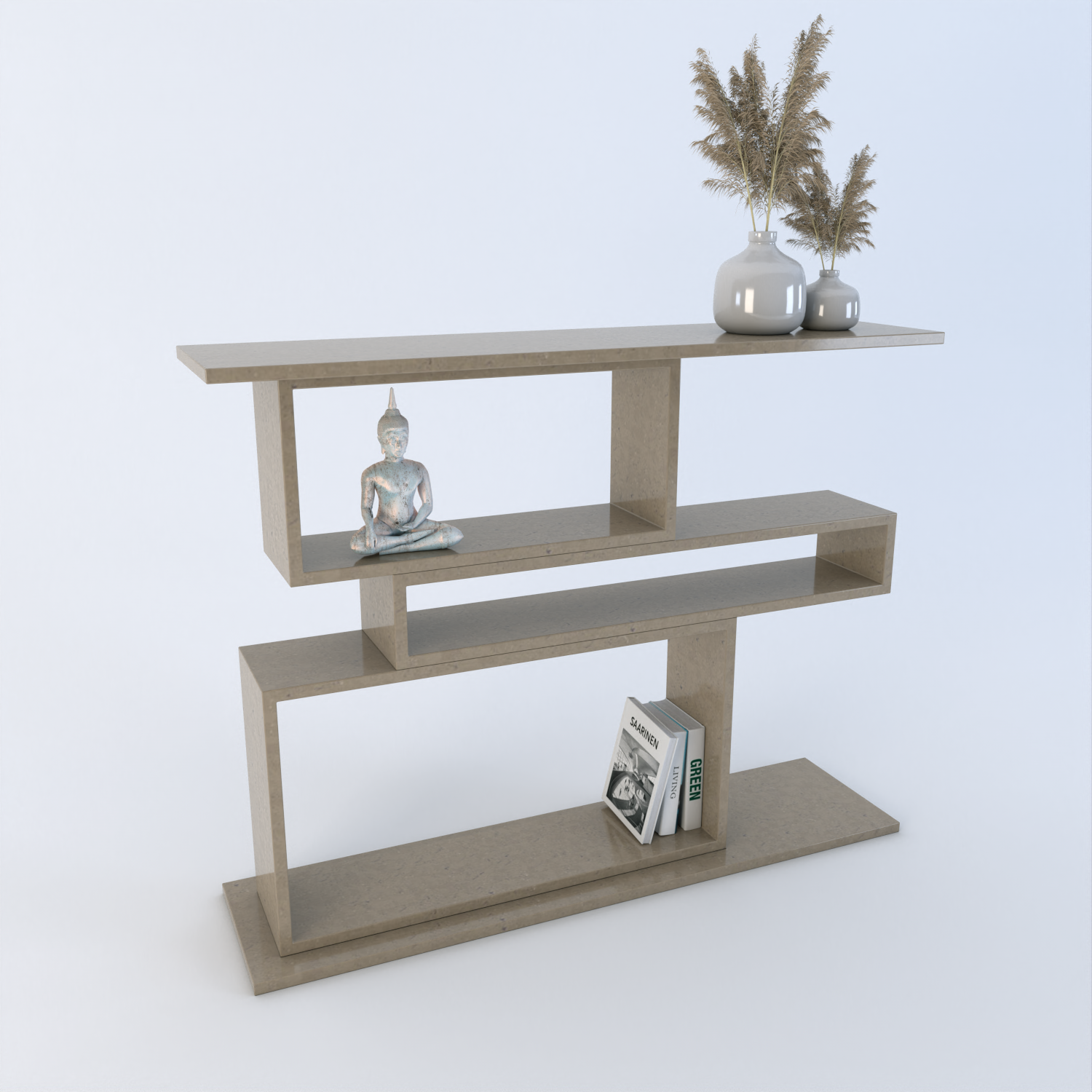 Piazza Quartz Console Table
