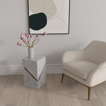 Plinth Granite Side Table