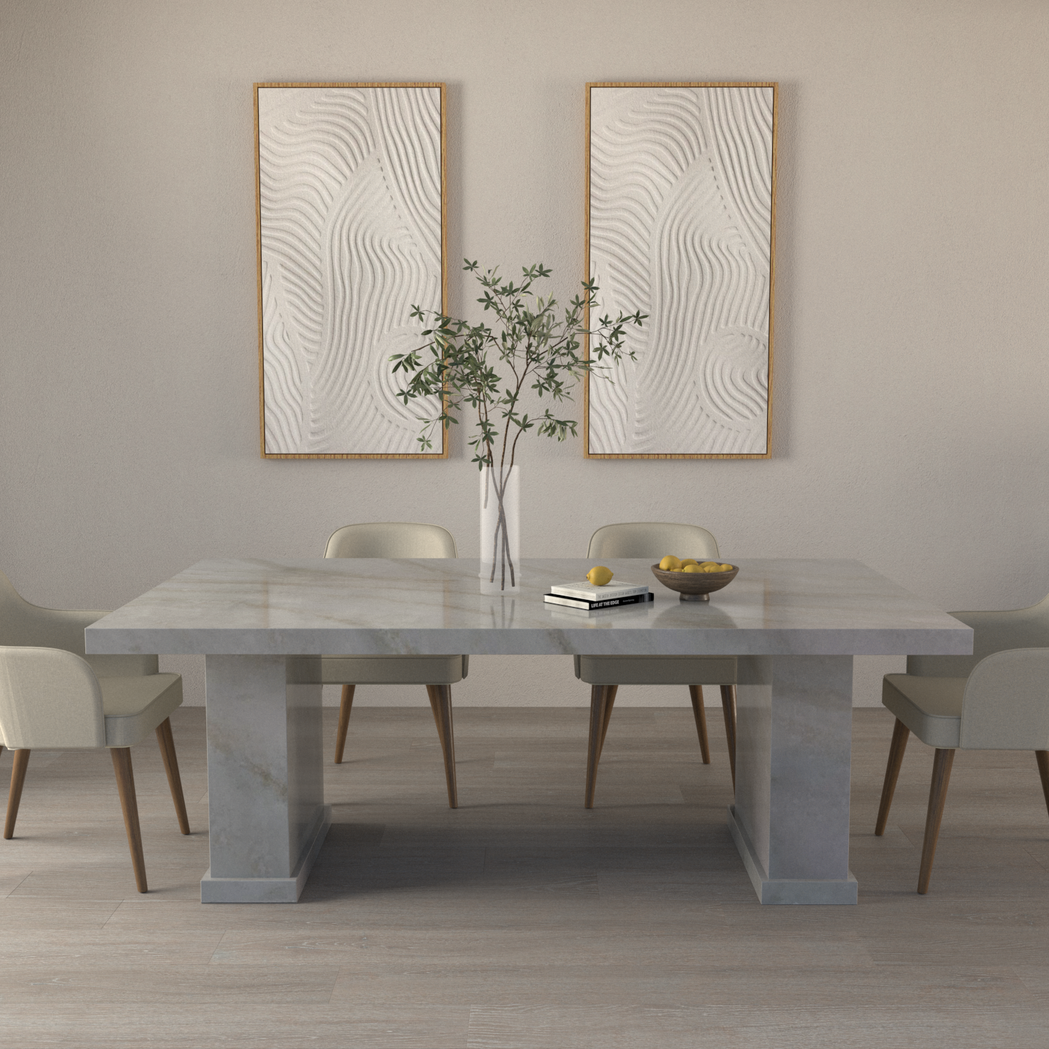 Roma Quartz Dining Table