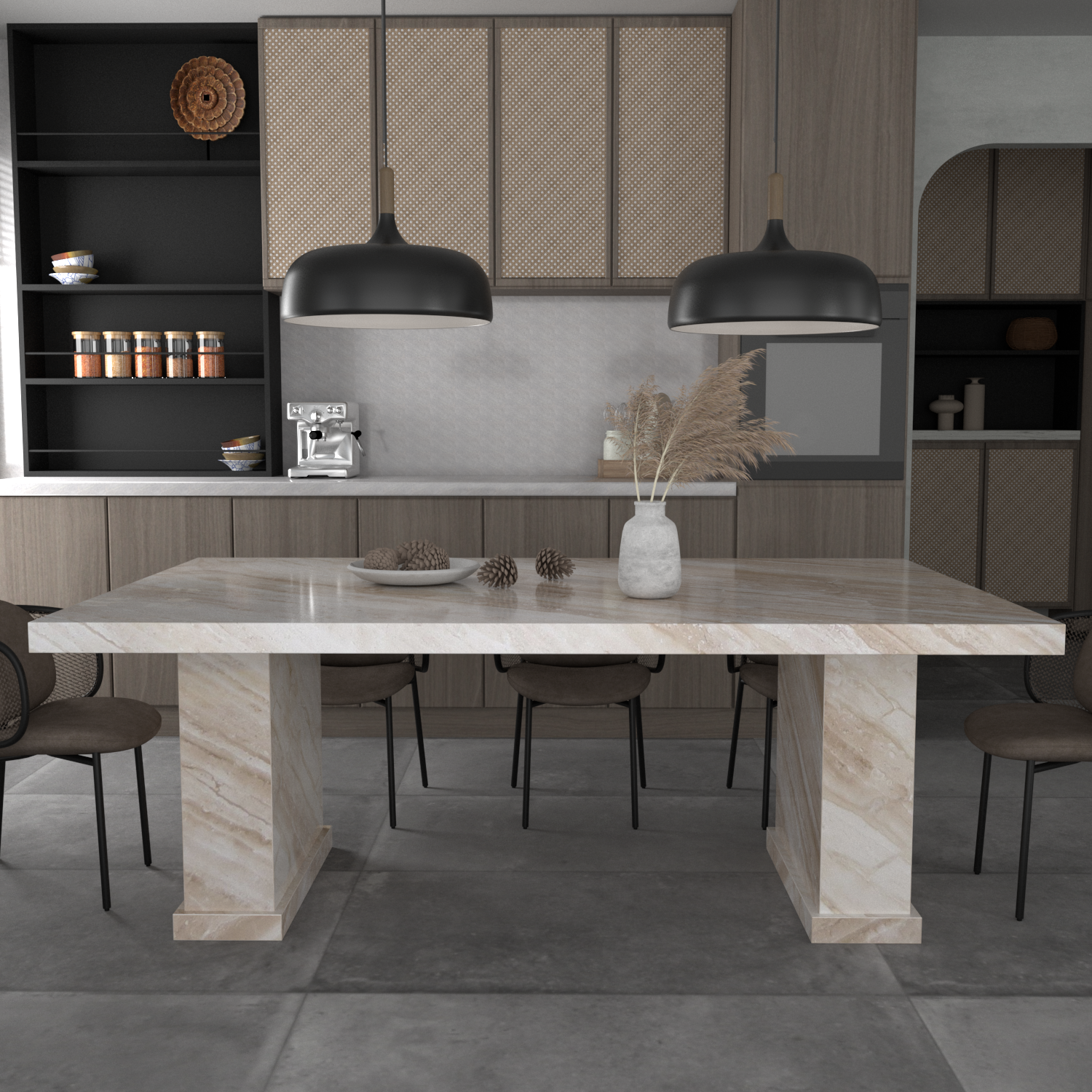 Roma Marble Dining Table