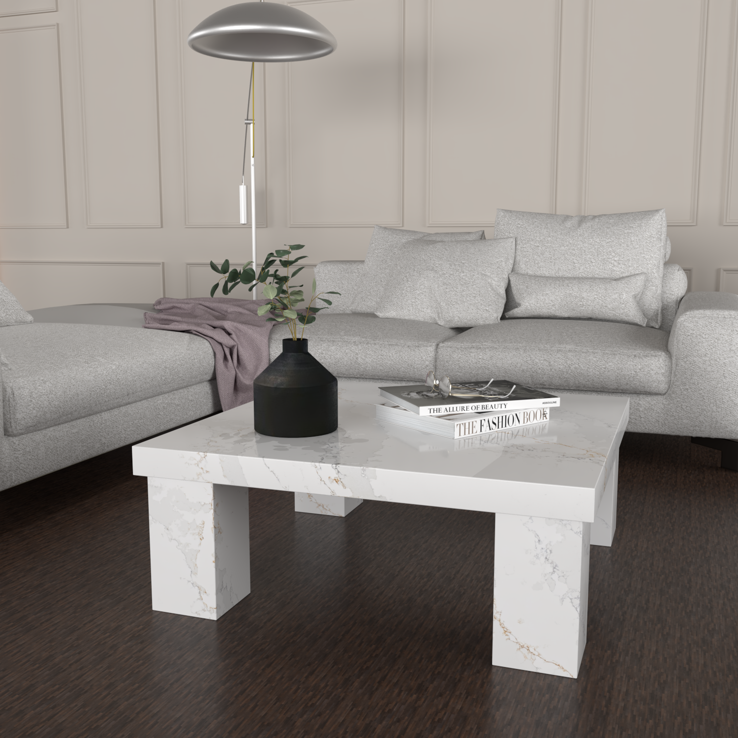 Romeo Quartz Coffee Table