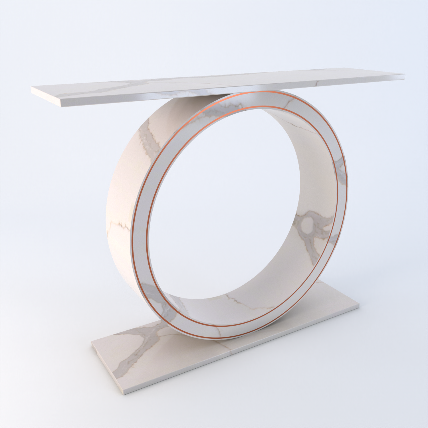Sienna Quartz Console Table
