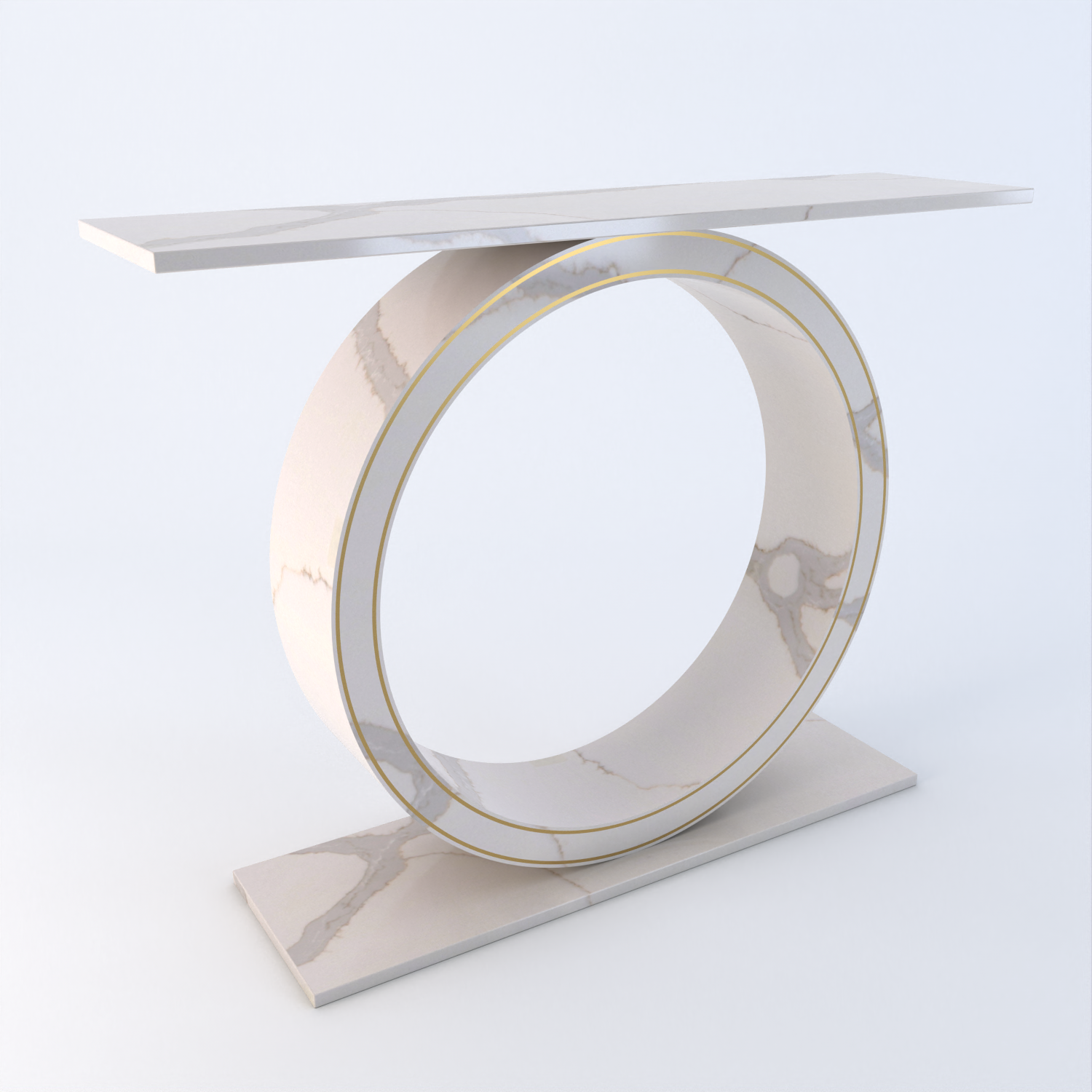 Sienna Quartz Console Table