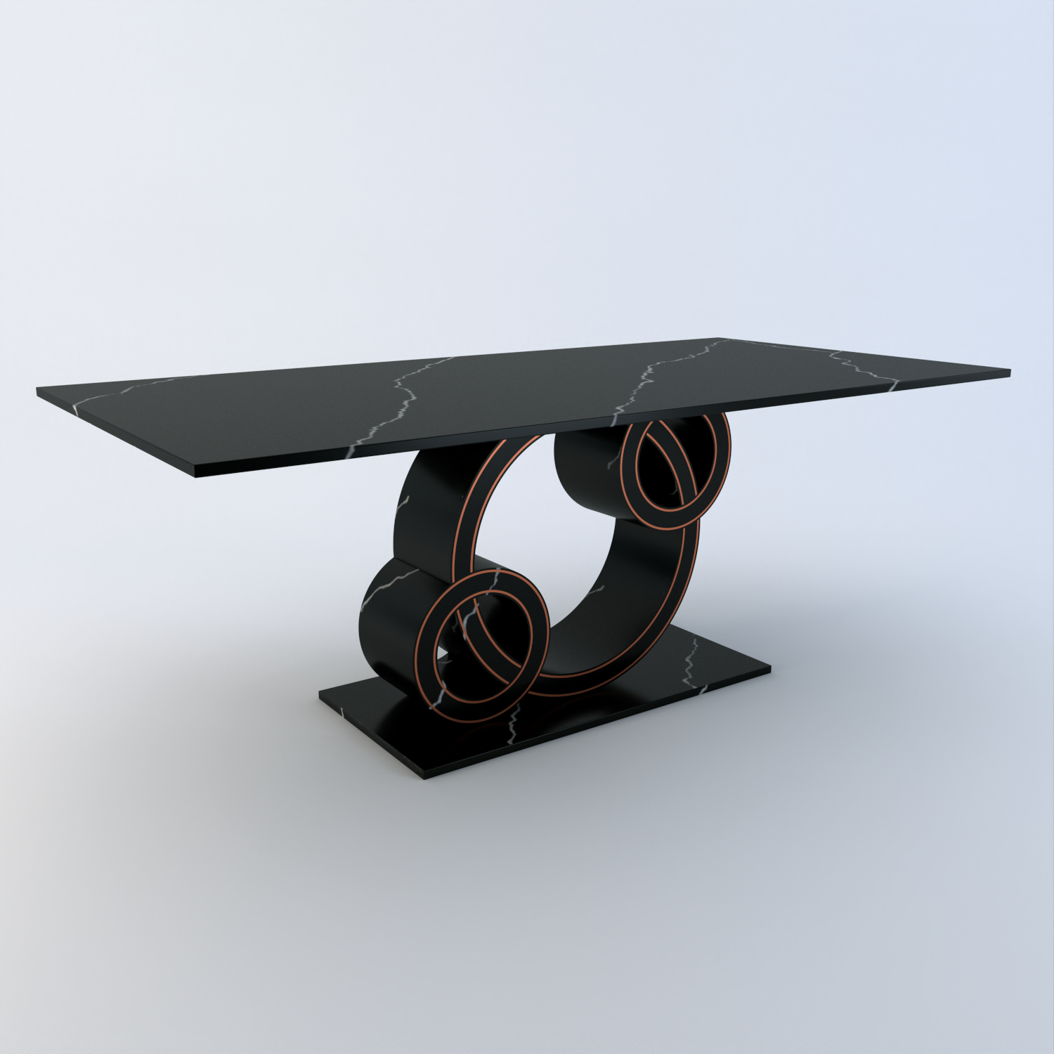 Sorrento Quartz Dining Table (Single Base)