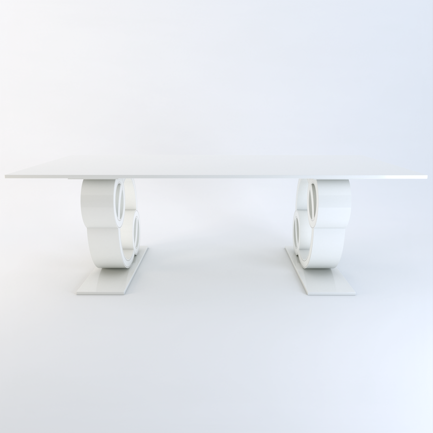 Sorrento Quartz Dining Table (2 Bases)