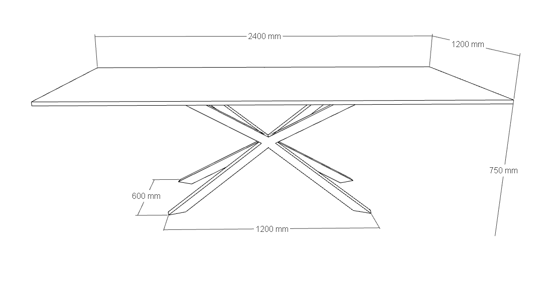 Stellar Granite Dining Table
