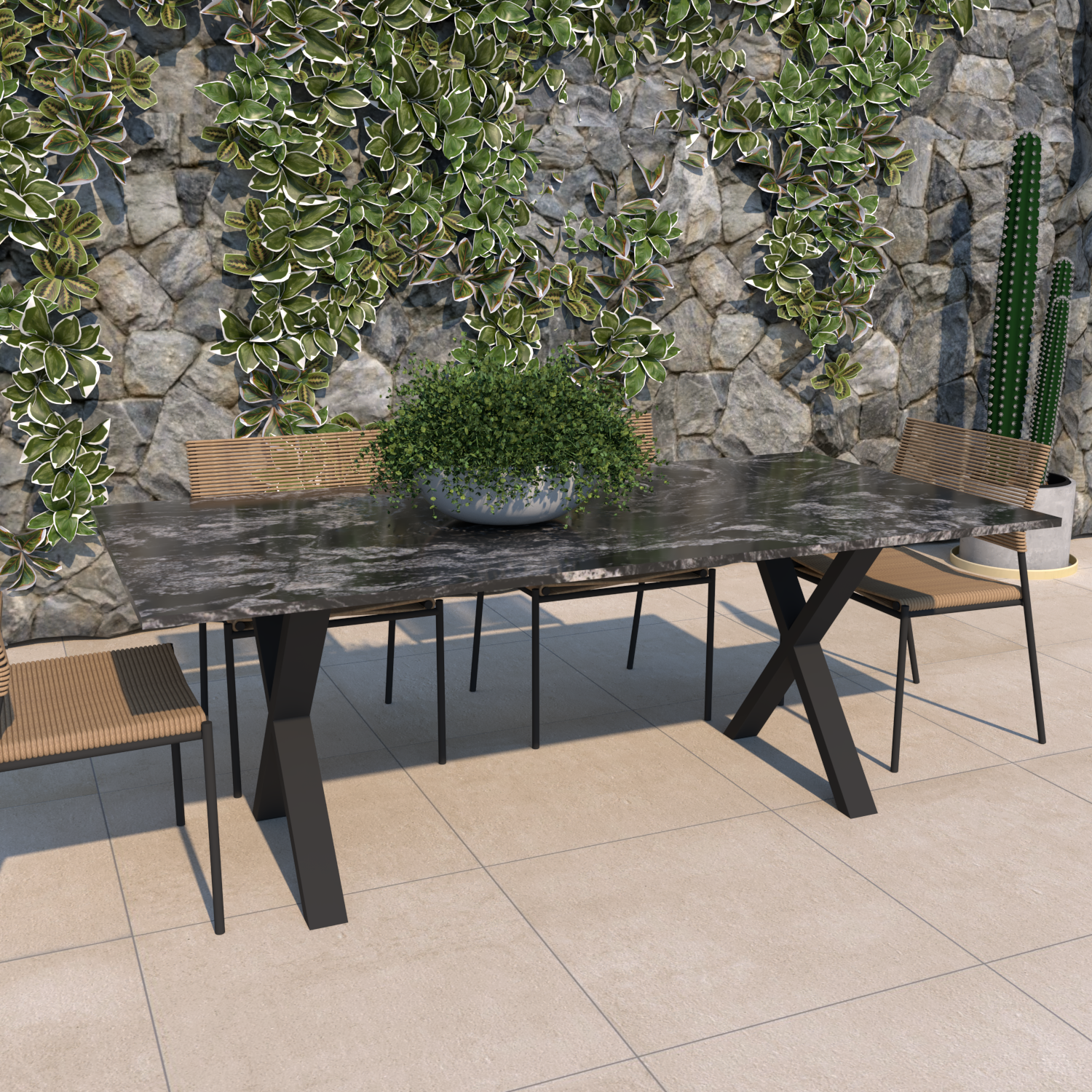 Traverso Granite Outdoor Table