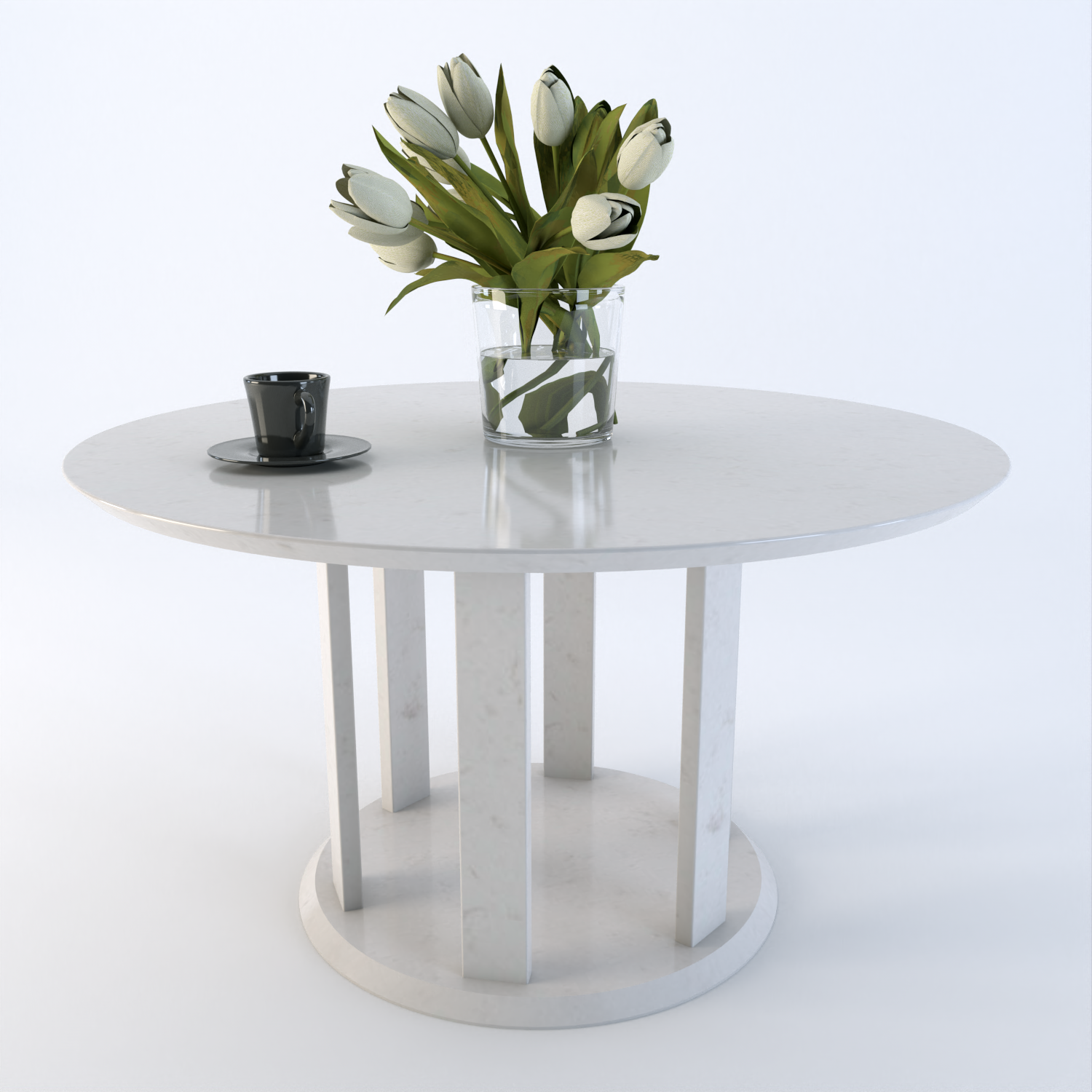 Ucello Granite Side Table