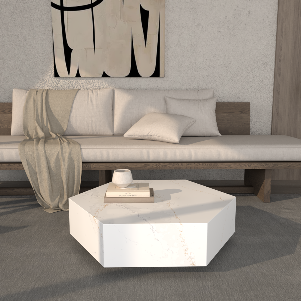 Valentina Low Quartz Coffee Table