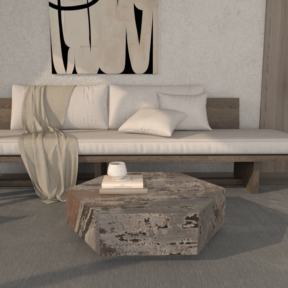 Valentina Low Sintered Stone Coffee Table