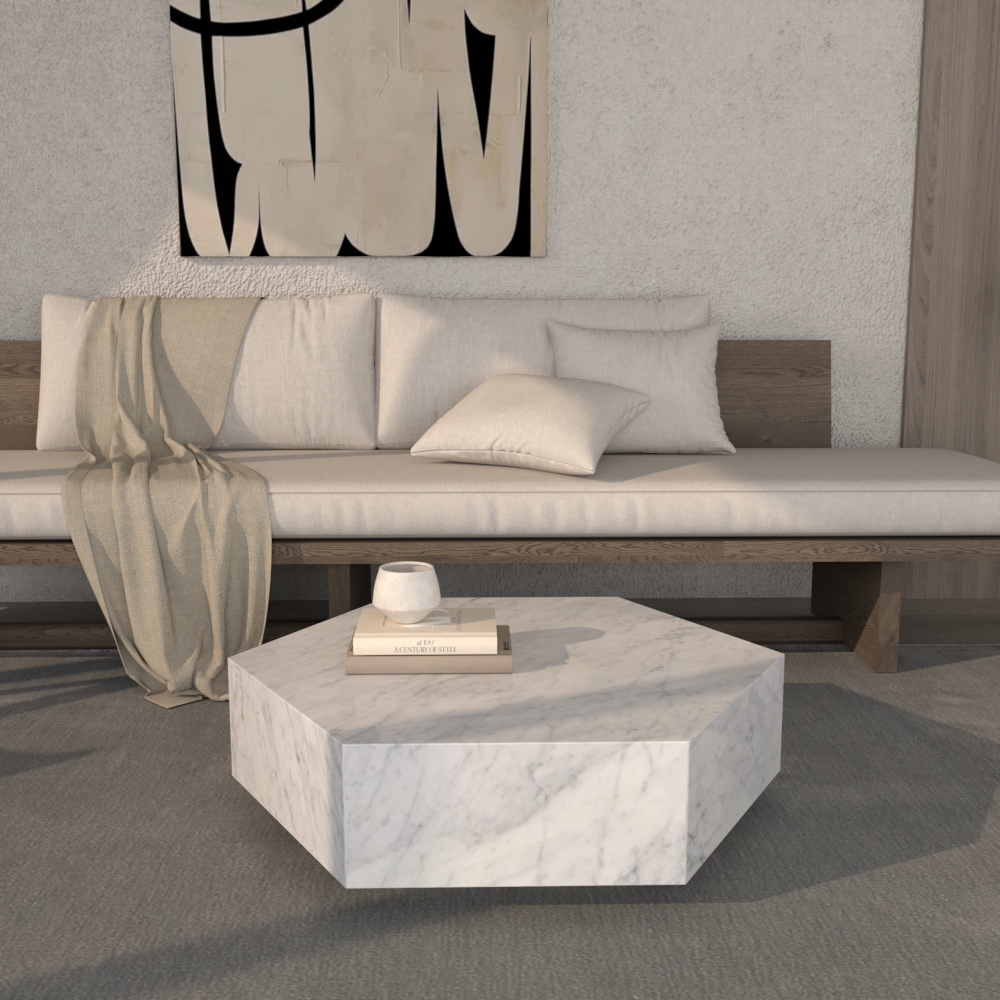 Valentina Low Marble Coffee Table