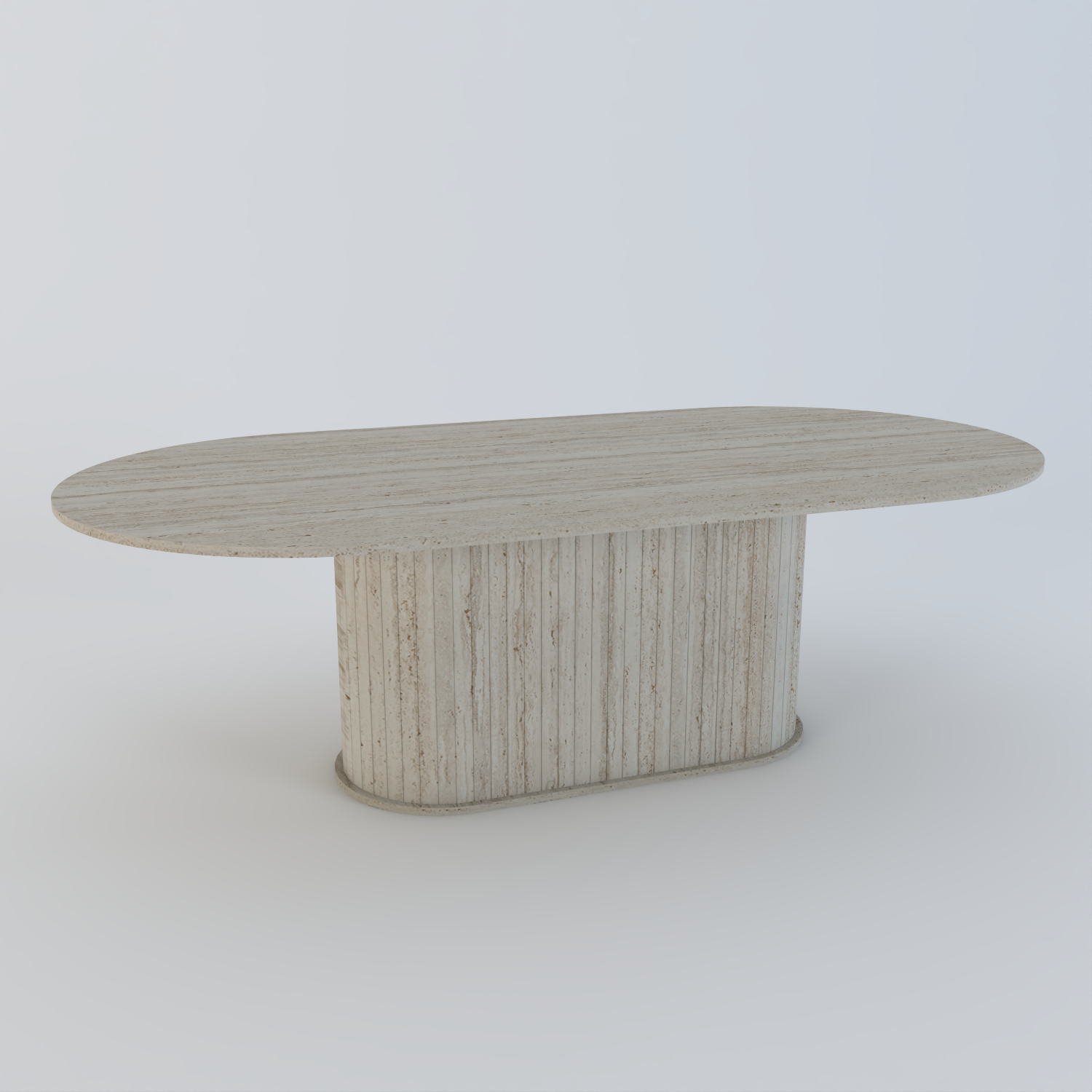 Venezia Travertine Dining Table