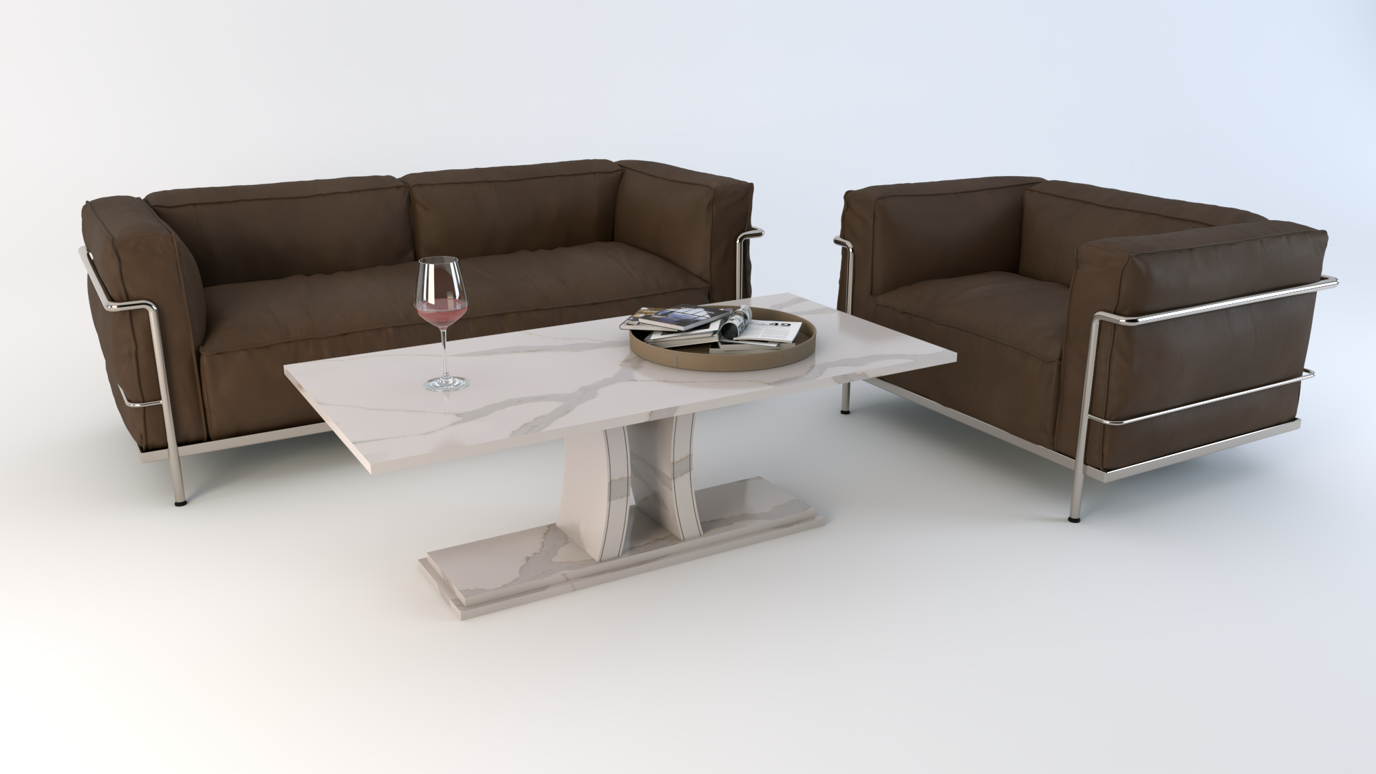Verona Quartz Coffee Table